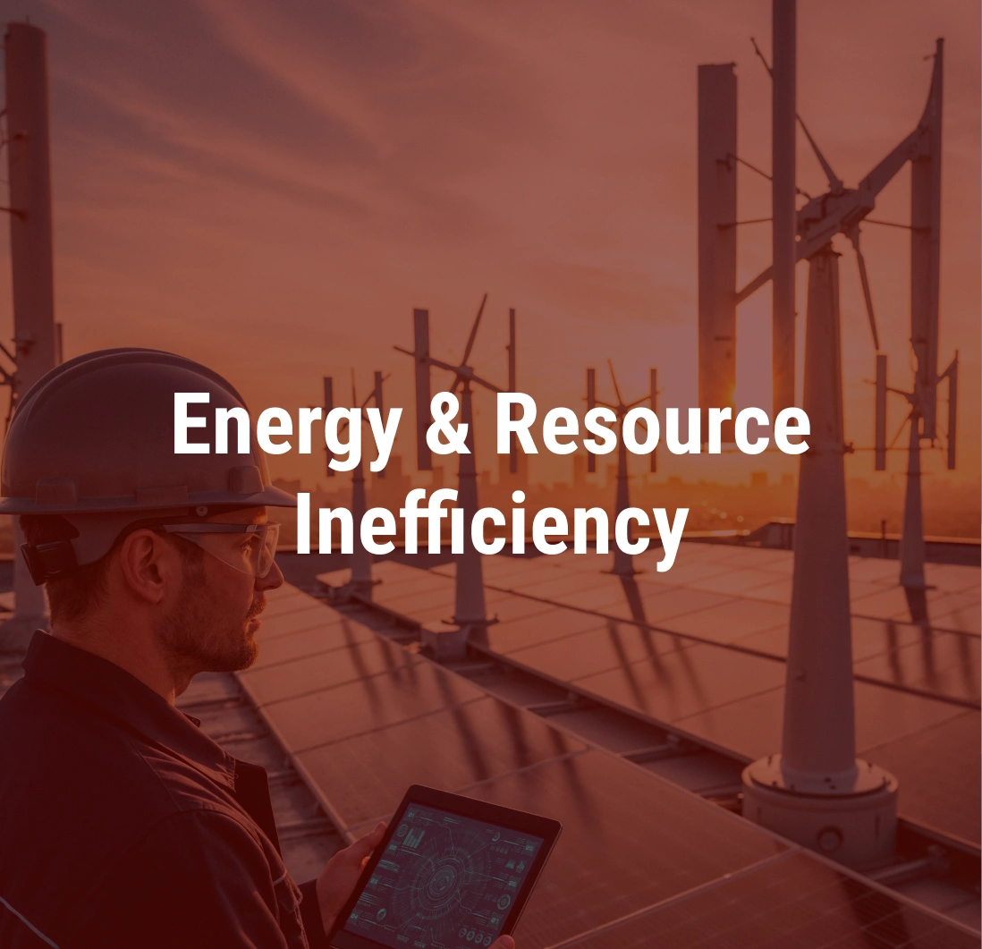 Energy & Resource Inefficiency